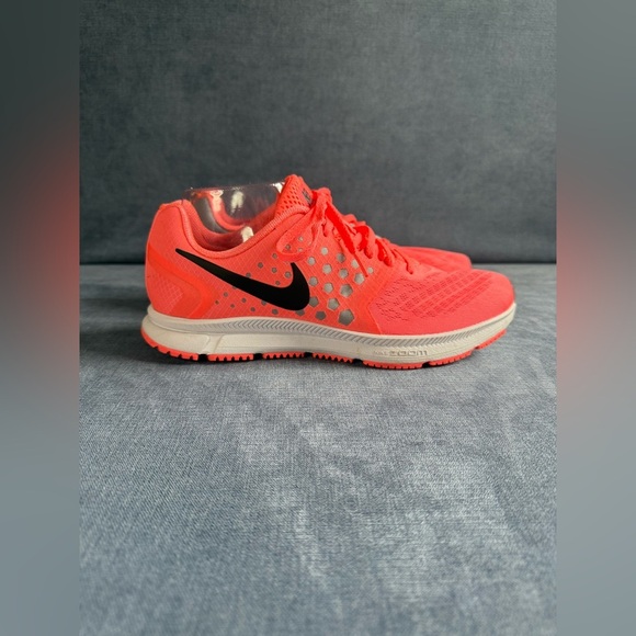 Nike Zoom Span HK Running Shoes Womens SZ 9.5 Orange Salmon Lace Up Performance - Picture 1 of 10